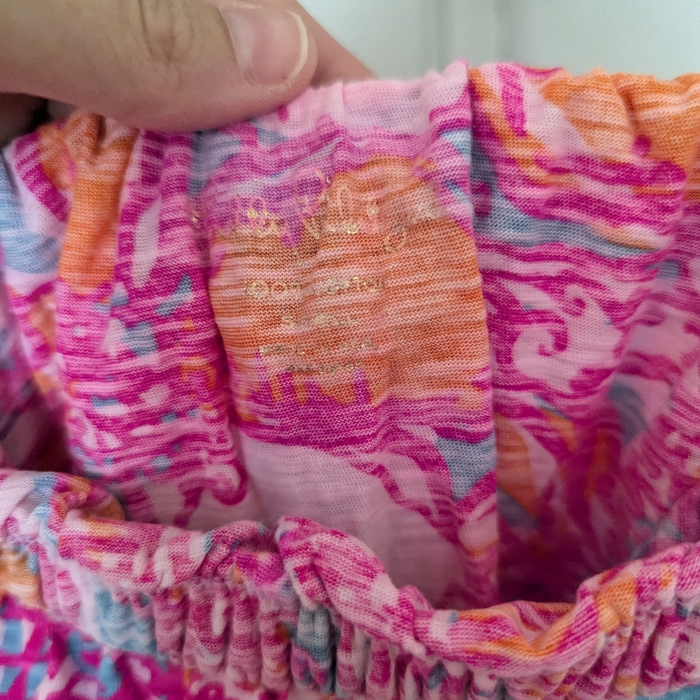 Lilly Pulitzer Ruffle Tube Top - Picture 3 of 4